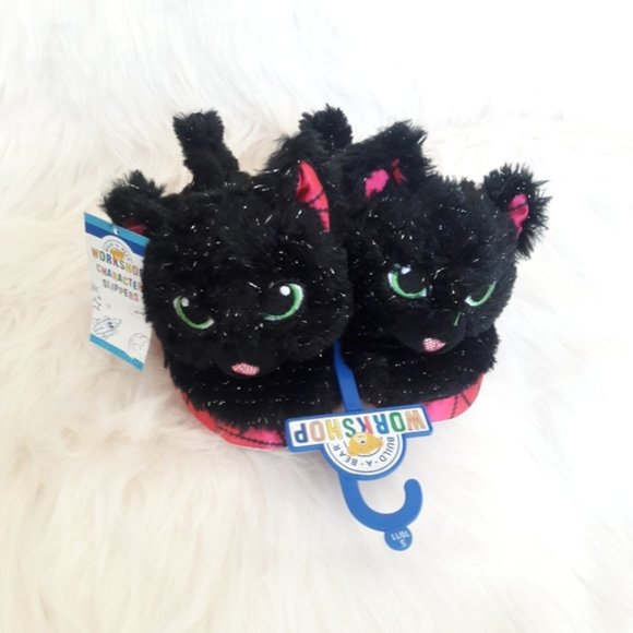 NWT! Build-A-Bear Character Slippers (Kitty) - Picture 1 of 12